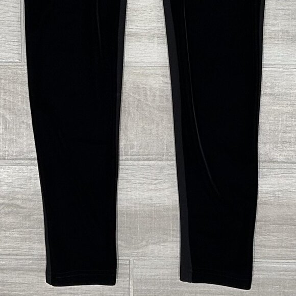 Anne Fontaine Andy Leggings Dual Material in Velvet and Milano Black Size 36 - Picture 8 of 16